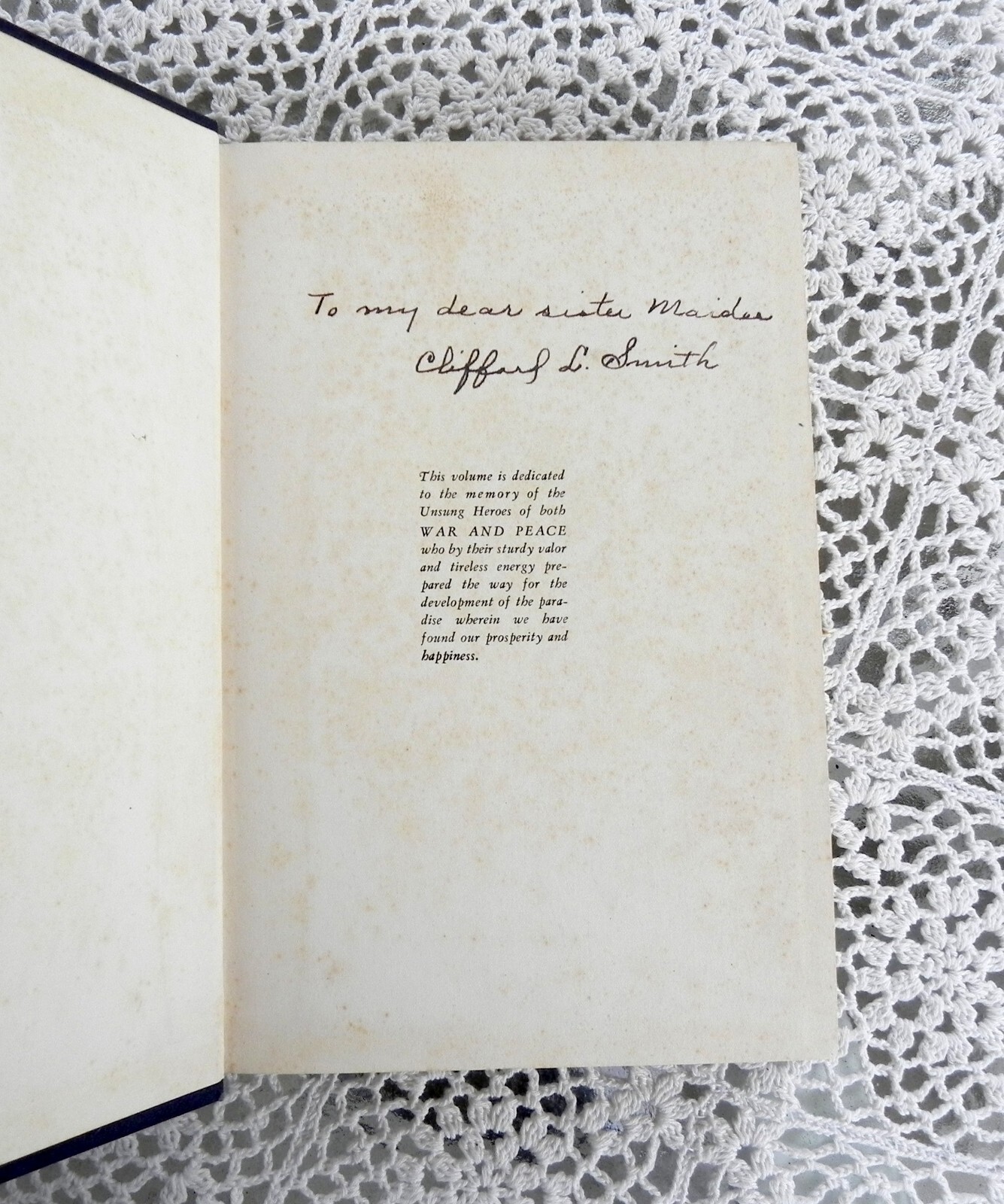 History of Troup County by Clifford Smith SIGNED 1933 Georgia Scarce Copy