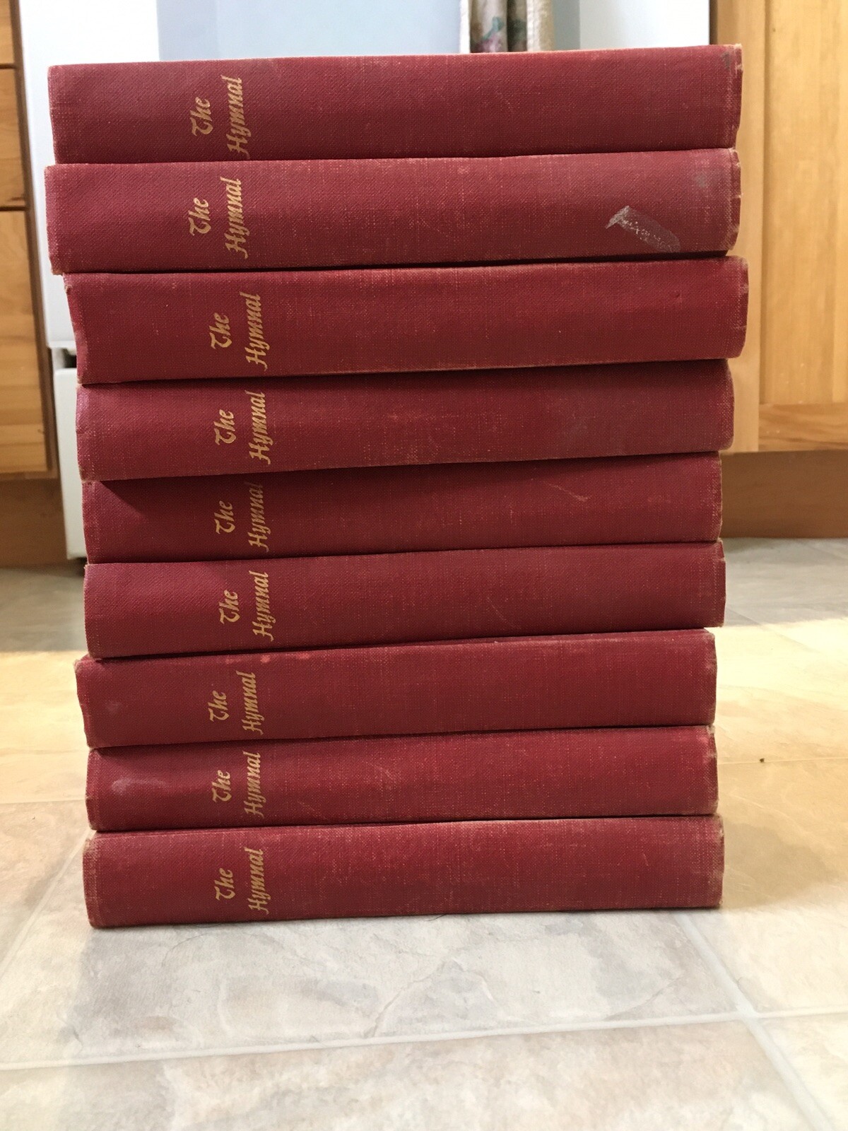 Vintage 1957 THE HYMNAL of The Evangelical United Brethren Church Hymns Red HB