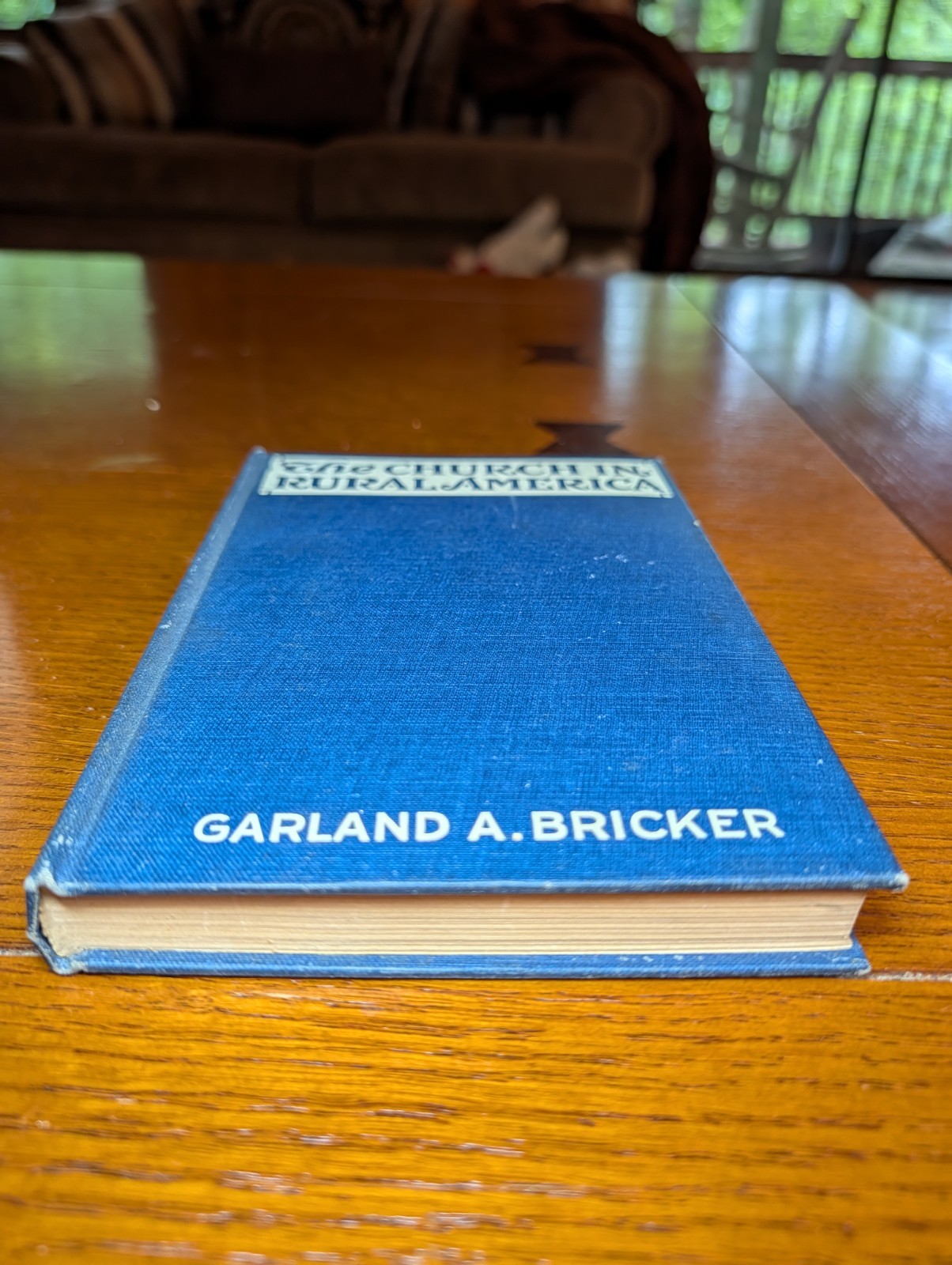 The Church in Rural America Garland A Bricker 1919 Signed Assoc Copy A W Nolan