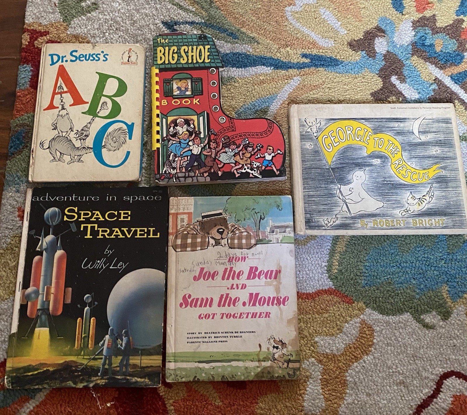 Vintage Children’s Books 1956-1965 Various Publishers Lot Of 5 All First Edition