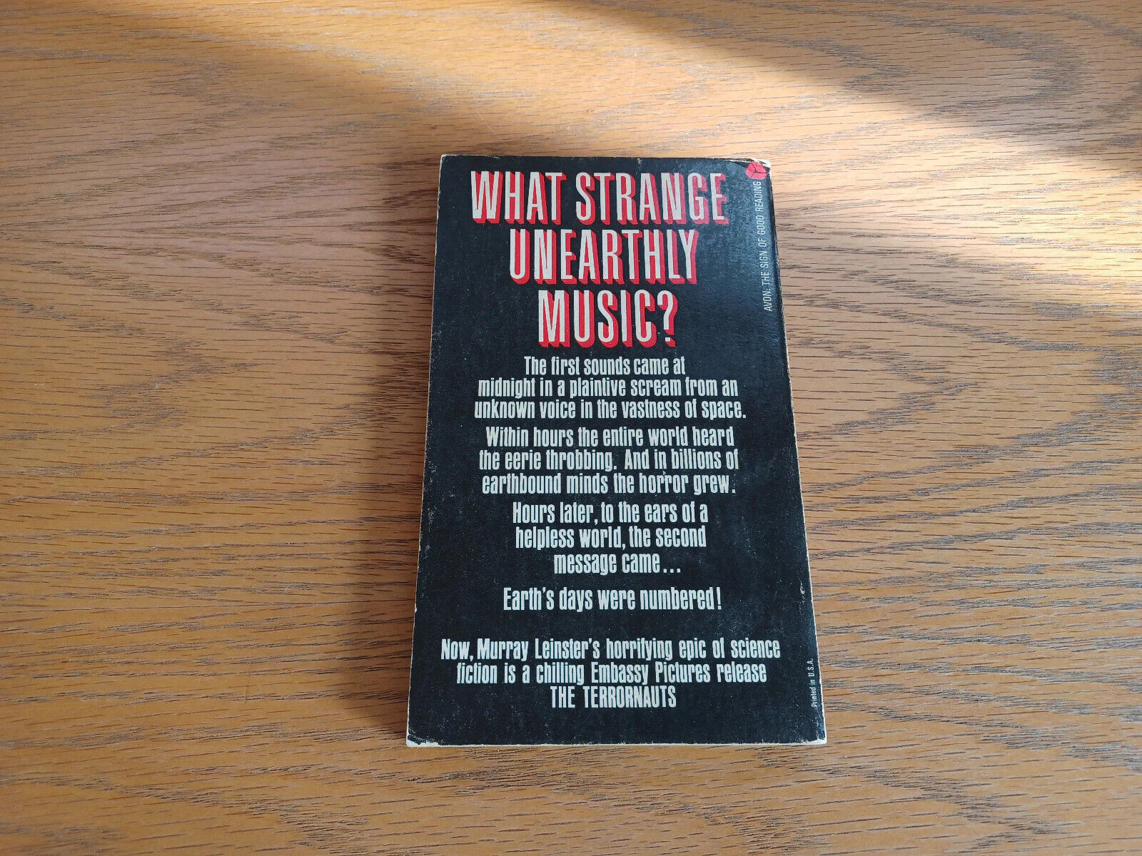 The Wailing Asteroid Murray Leinster 1966 Paperback Avon Book