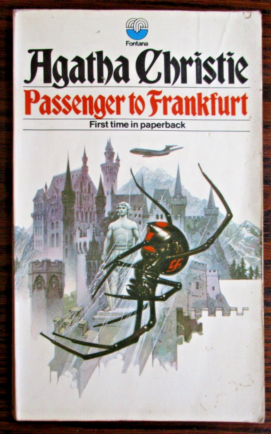 AGATHA CHRISTIE Passenger to Frankfurt Vintage FONTANA 1973 PB Book