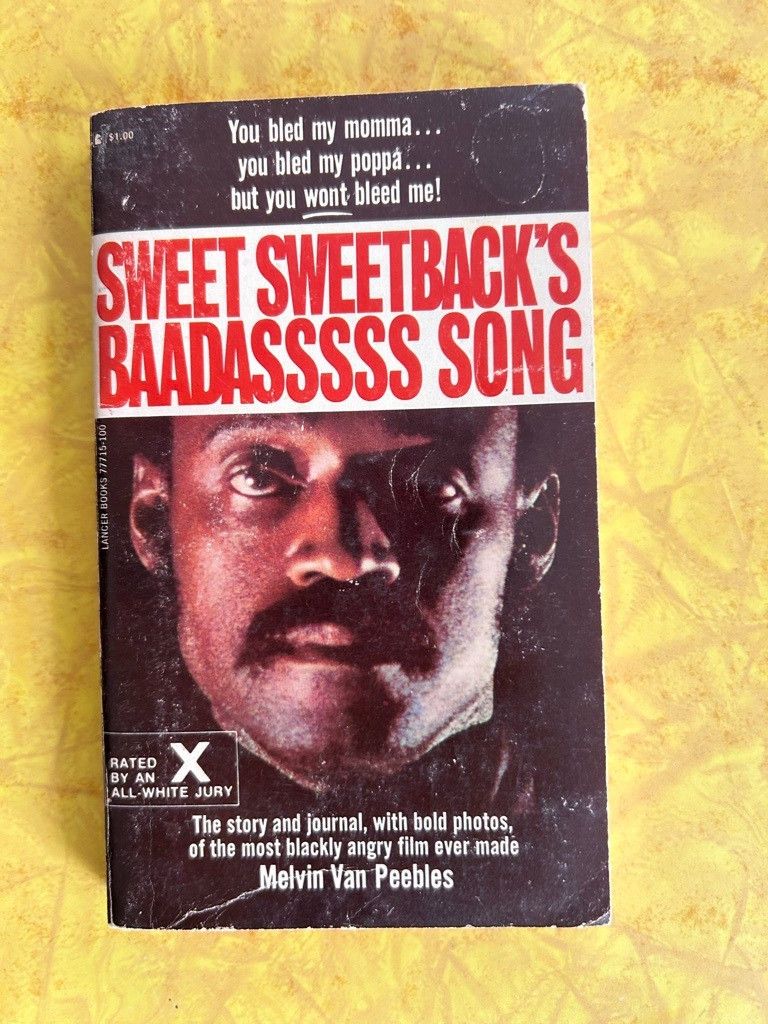 SWEET SWEETBACK’S BAADASSSSS SONG Melvin Van Peebles 1971 Lancer Paperback
