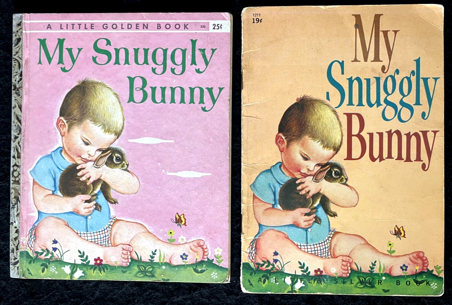 MY SNUGGLY BUNNY ~ 1st „A“ ed Little Golden & Little Silver Books, Eloise Wilkin