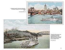 Cincinnati Ohio Postcards Book Vintage Eden Park River