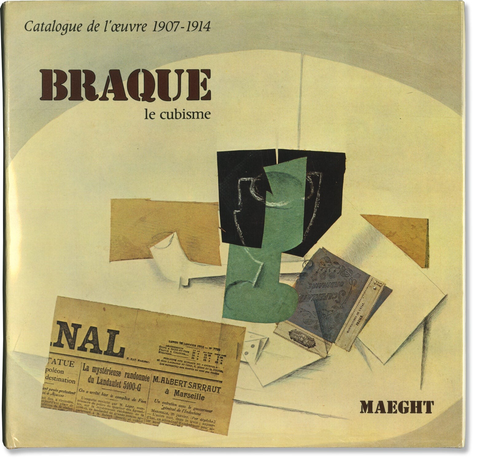 Georges Braque BRAQUE LE CUBISME CATALOGUE DE L’œUVRE 1907-1914 First #166628