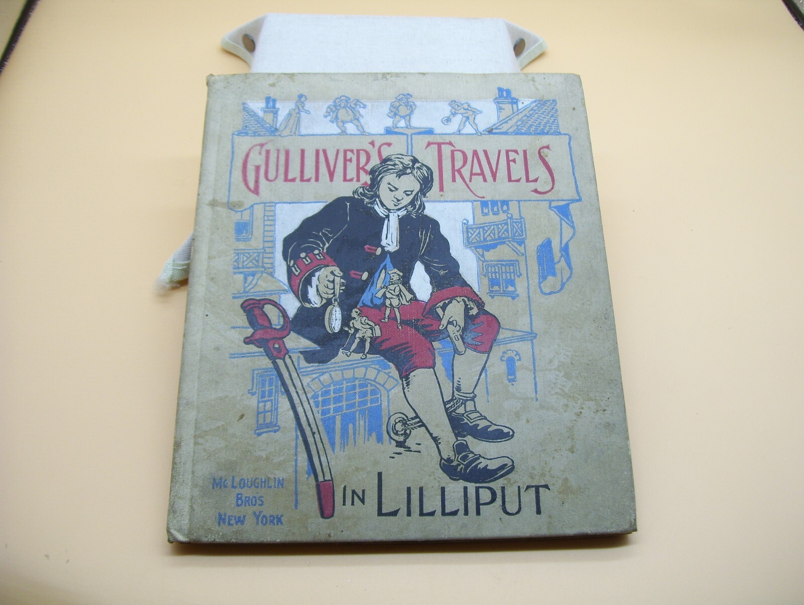 Early 1900’s Gulliver’s Travels In Lilliput HC Childrens Book By Dean Swift Rare