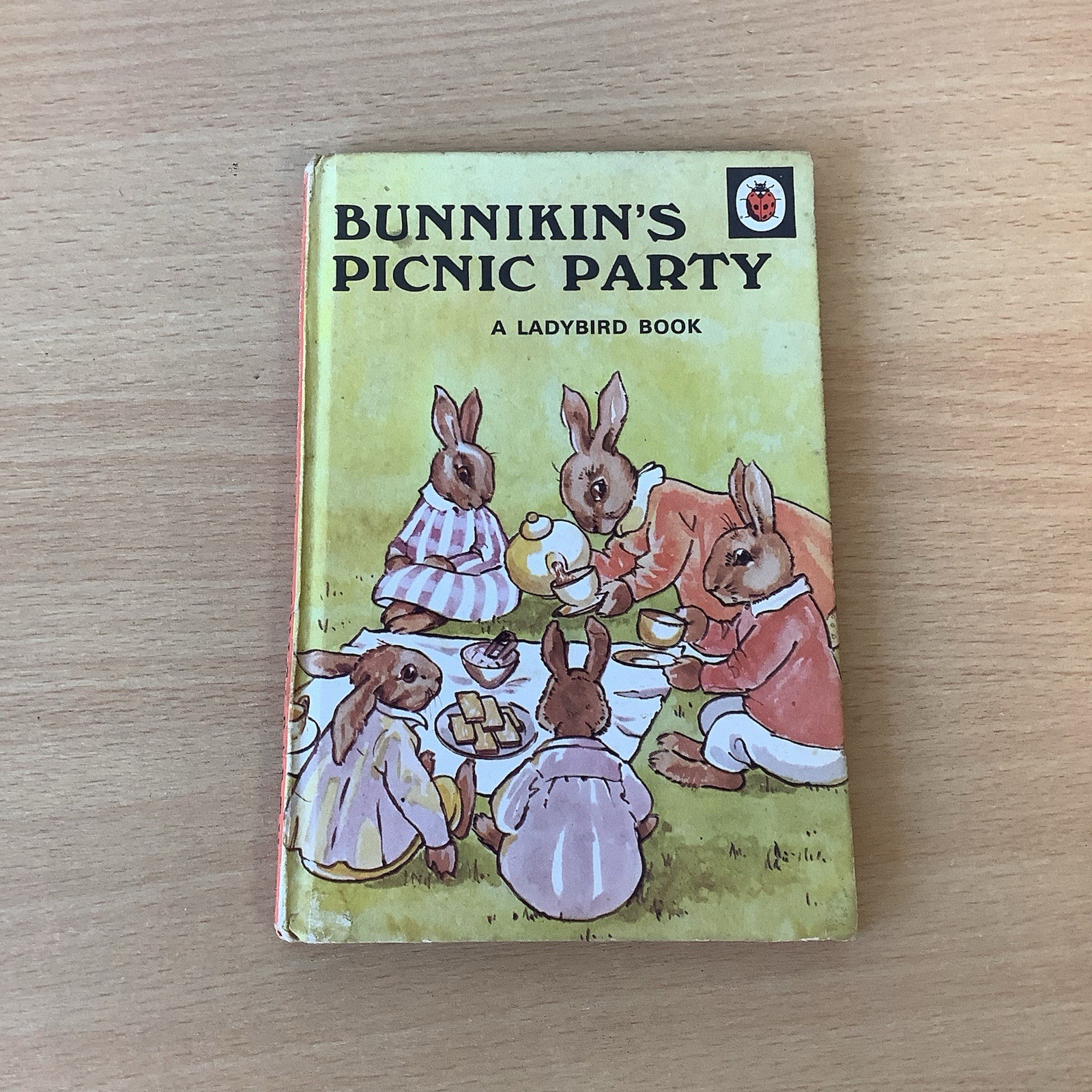 Ladybird Series 401 Bunnikin’s Picnic Party A J MacGregor Vintage Hardback