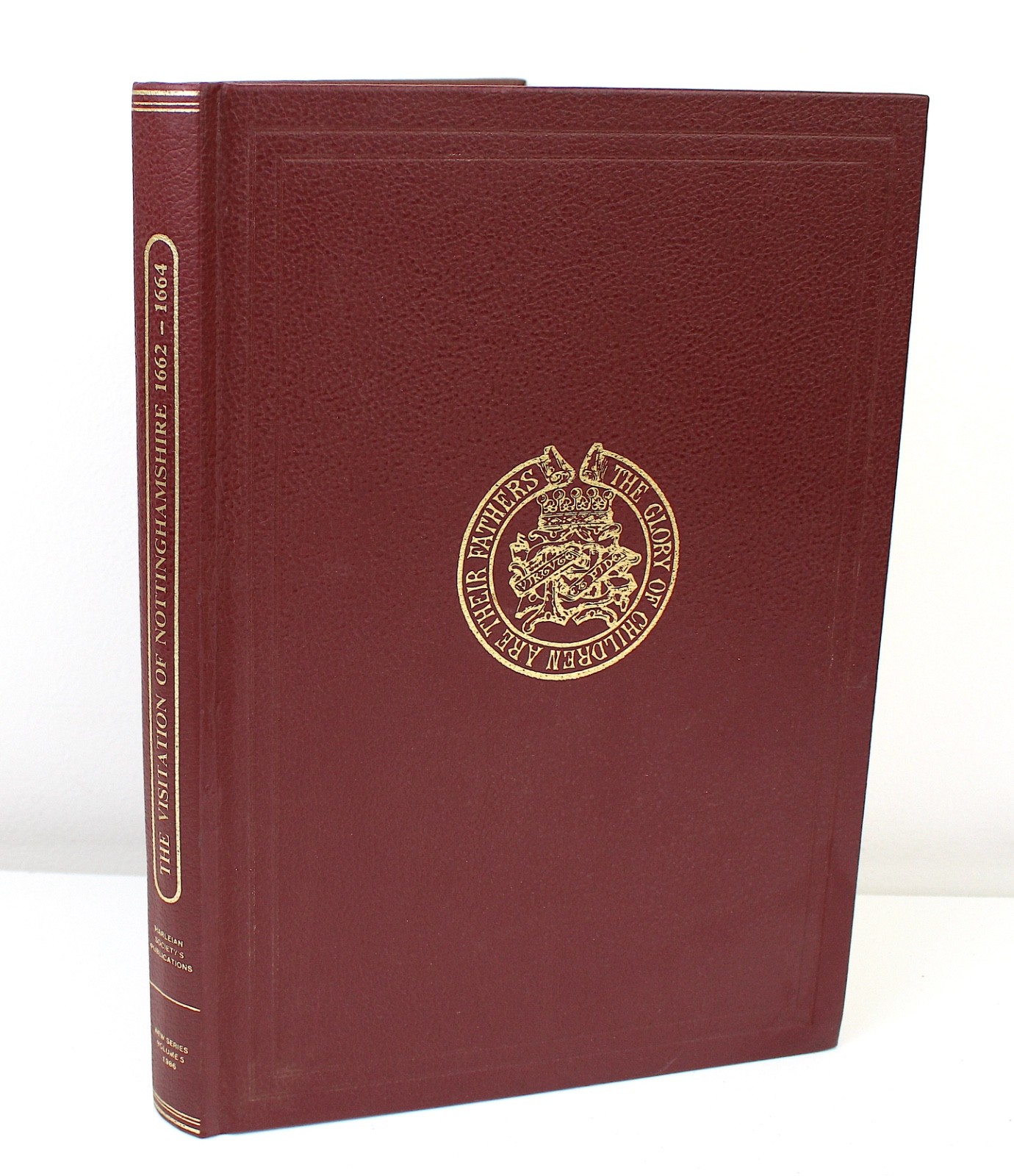 Visitation of Nottinghamshire 1662-1664 William Dugdale Squibb History Genealogy