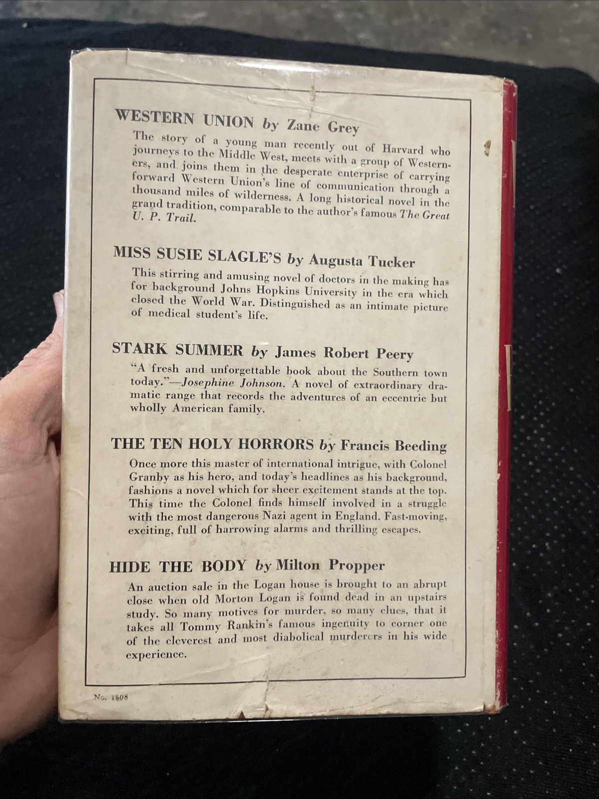 1939 Milton Propper • Hide The Body! • 1st Edition Rare Collectible Mystery