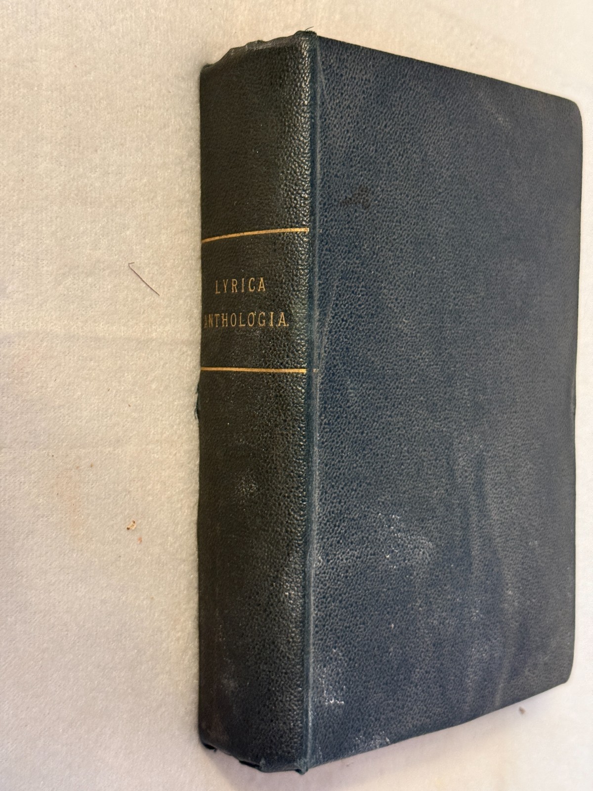 ANTHOLOGIA LYRICA Hiller HC 1890 Latin Greek text Teubner classical poetry