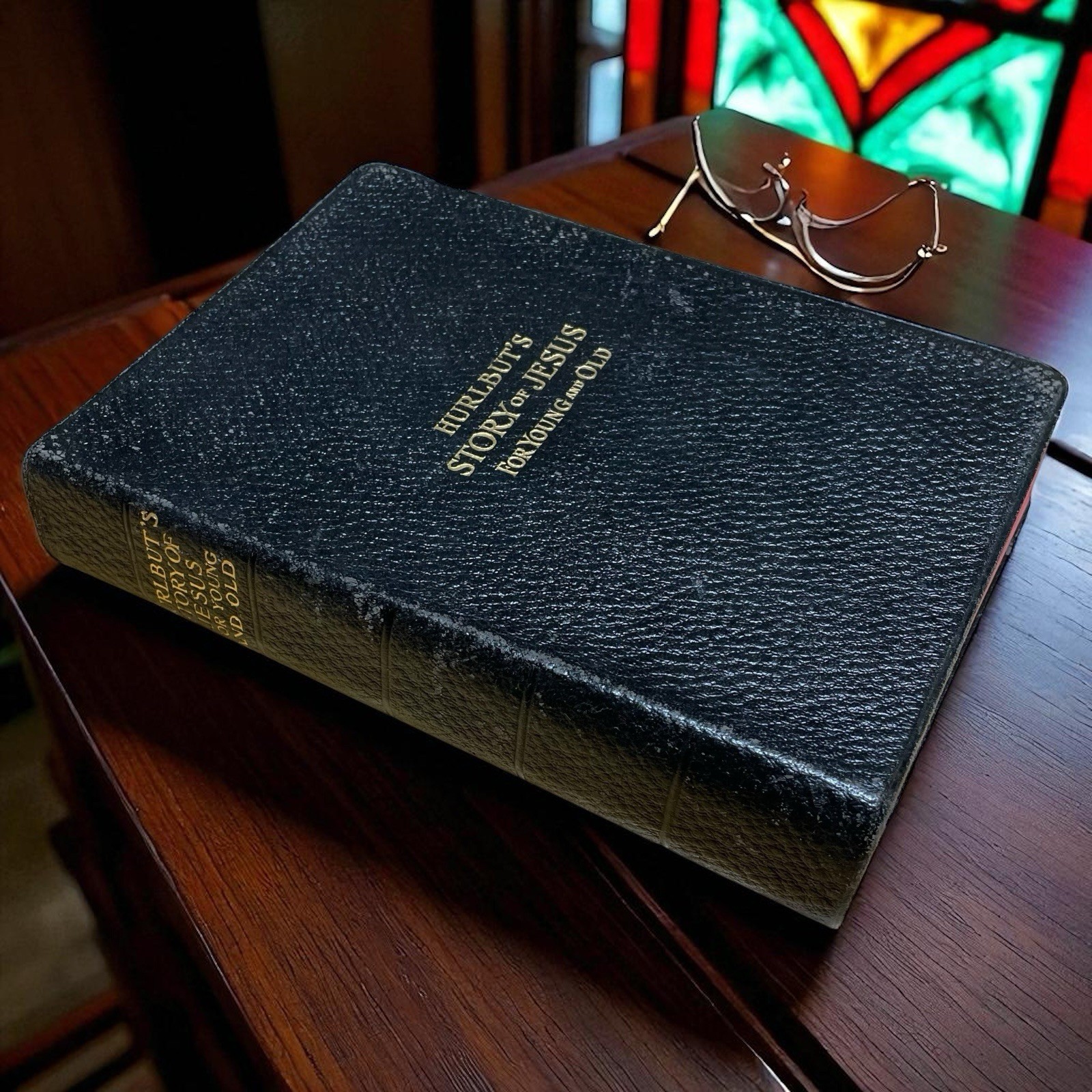 Hurlbut’s Story of Jesus for Young and Old 1915 Leather Cover