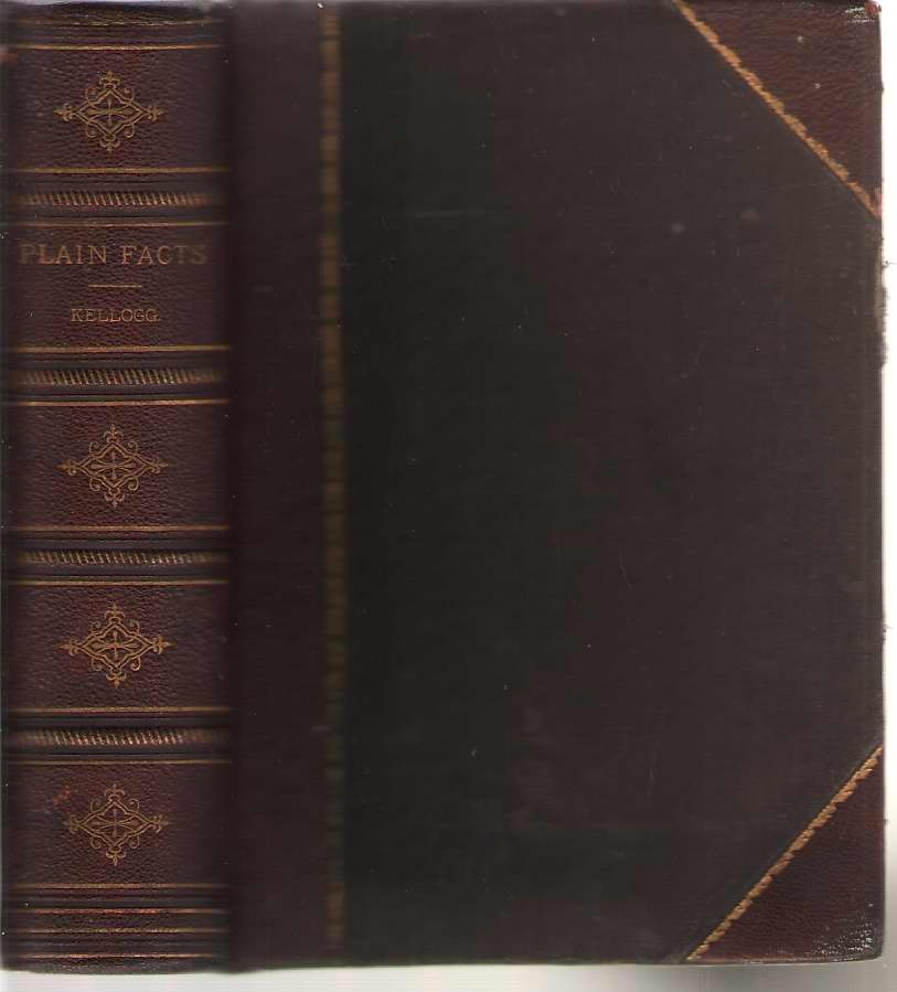 1881 Plain Facts For Old&Young Natural History and Hygiene J.H. Kellogg Antique
