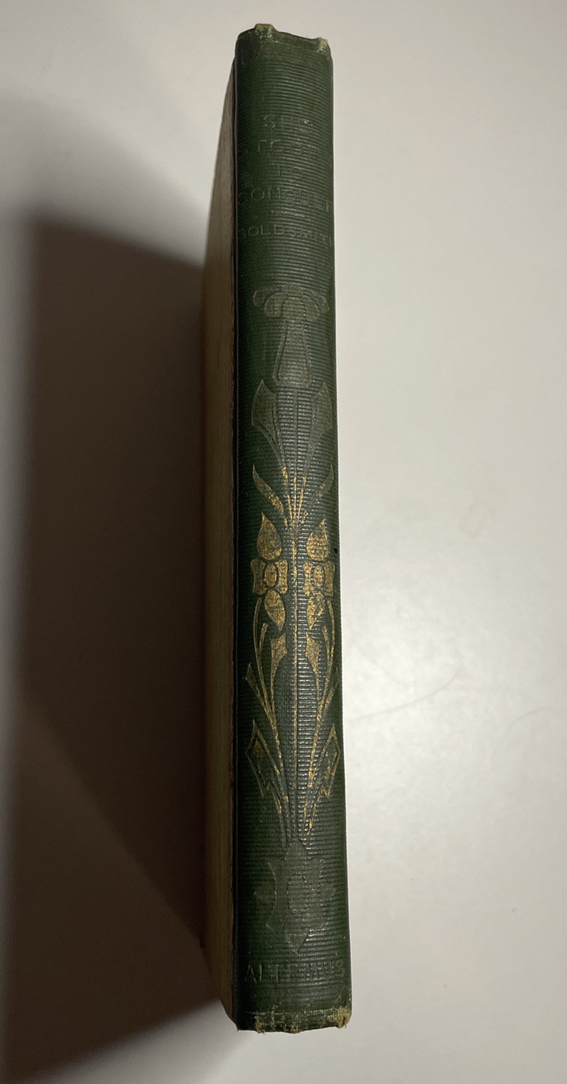 1899 She Stoops To Conquer Henry Altemus Antique Art Nouveau Hardcover Book EUC