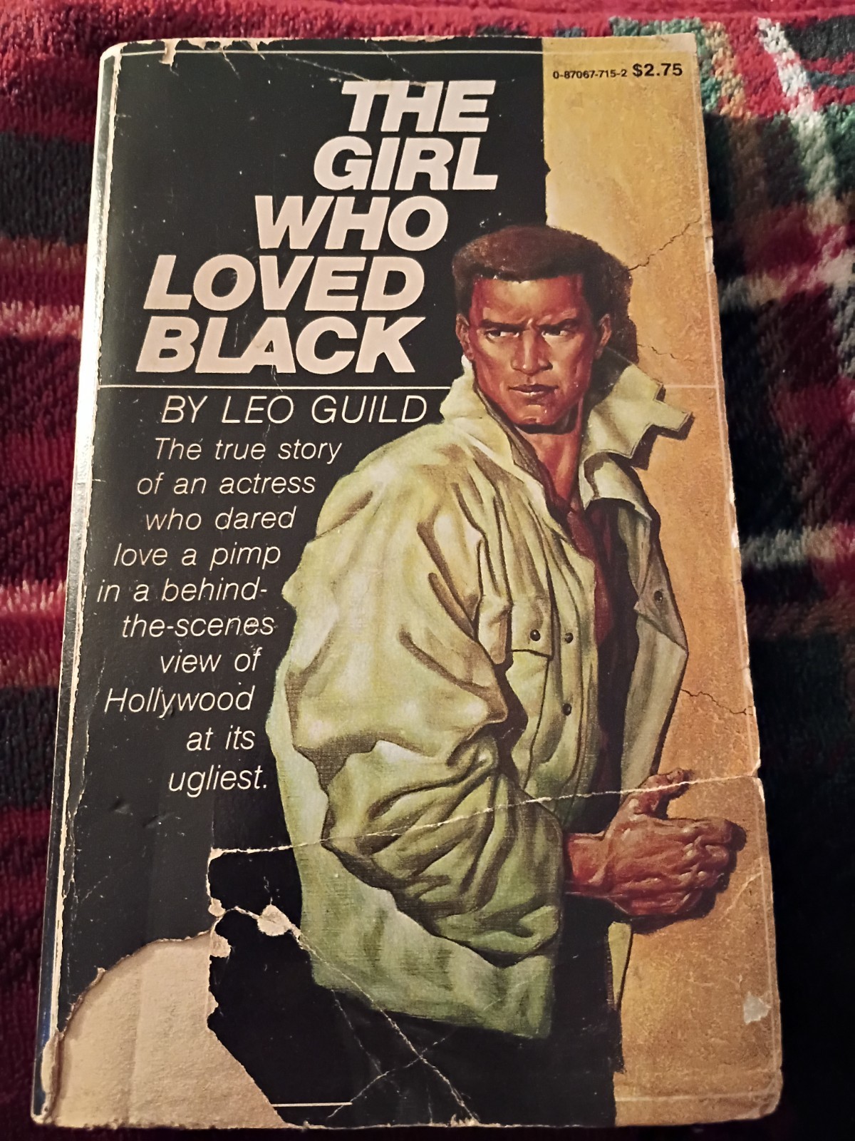 The Girl Who Loved Black By Leo Guild 1969 Vintage Paperback Book Holloway Pub