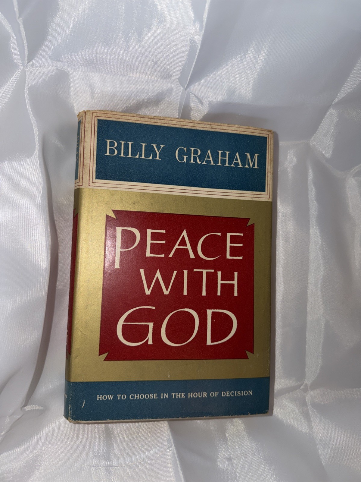Peace With God By Billy Graham 1953 Dust Jacket 1st Edition