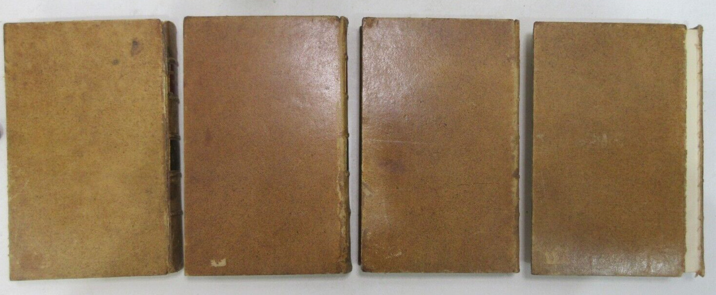 1797 1st ED 8-Vols „The Works of Tobias Smollett“ John Moore Leather Hardcovers