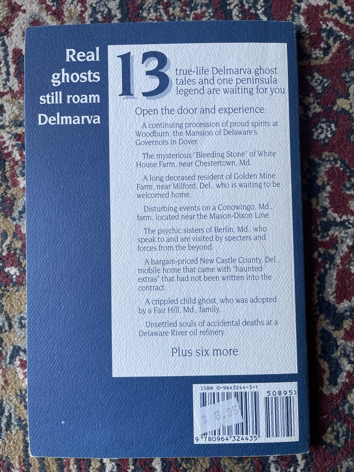 SIGNED Vintage Delmarva Ghost Stories – Opening The Door by Ed Okonowicz (1st)