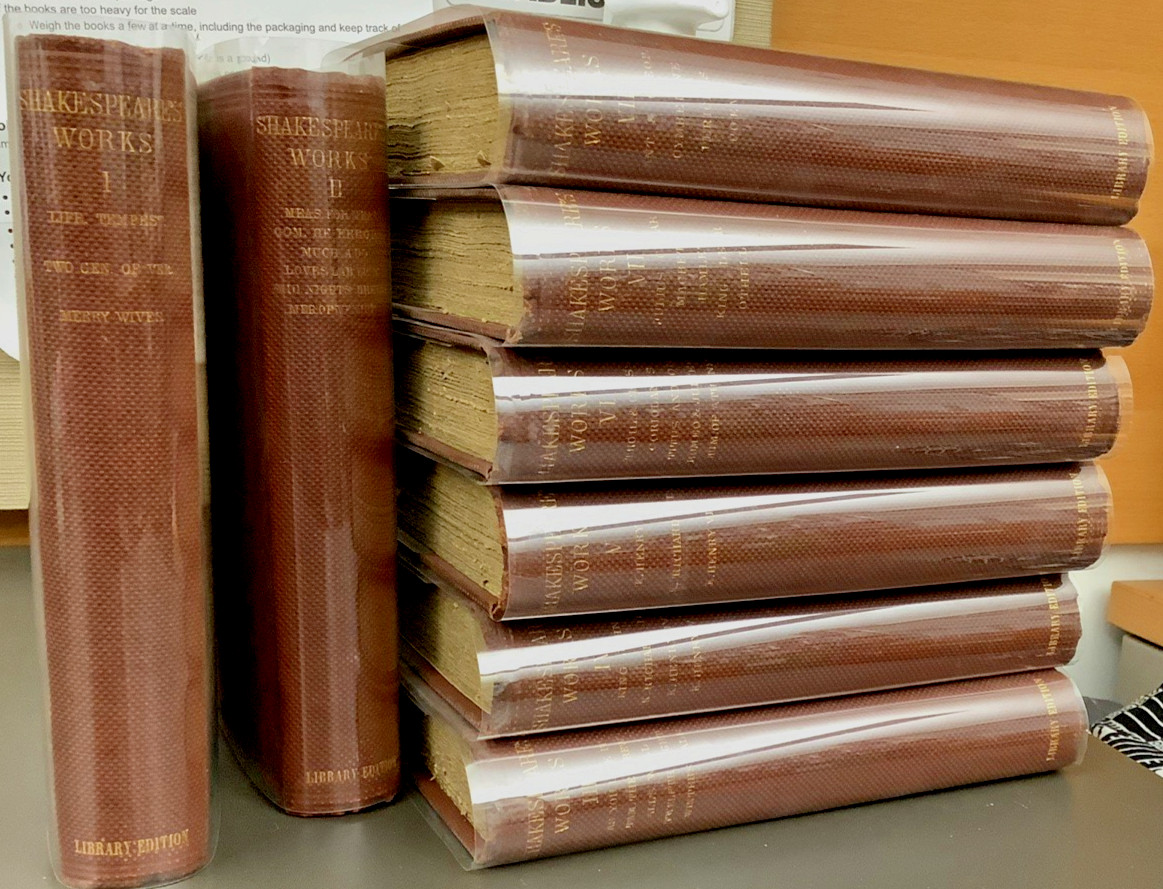 The Works of William Shakespeare, 8 Vol, William Veazie….1858, Lib Edition