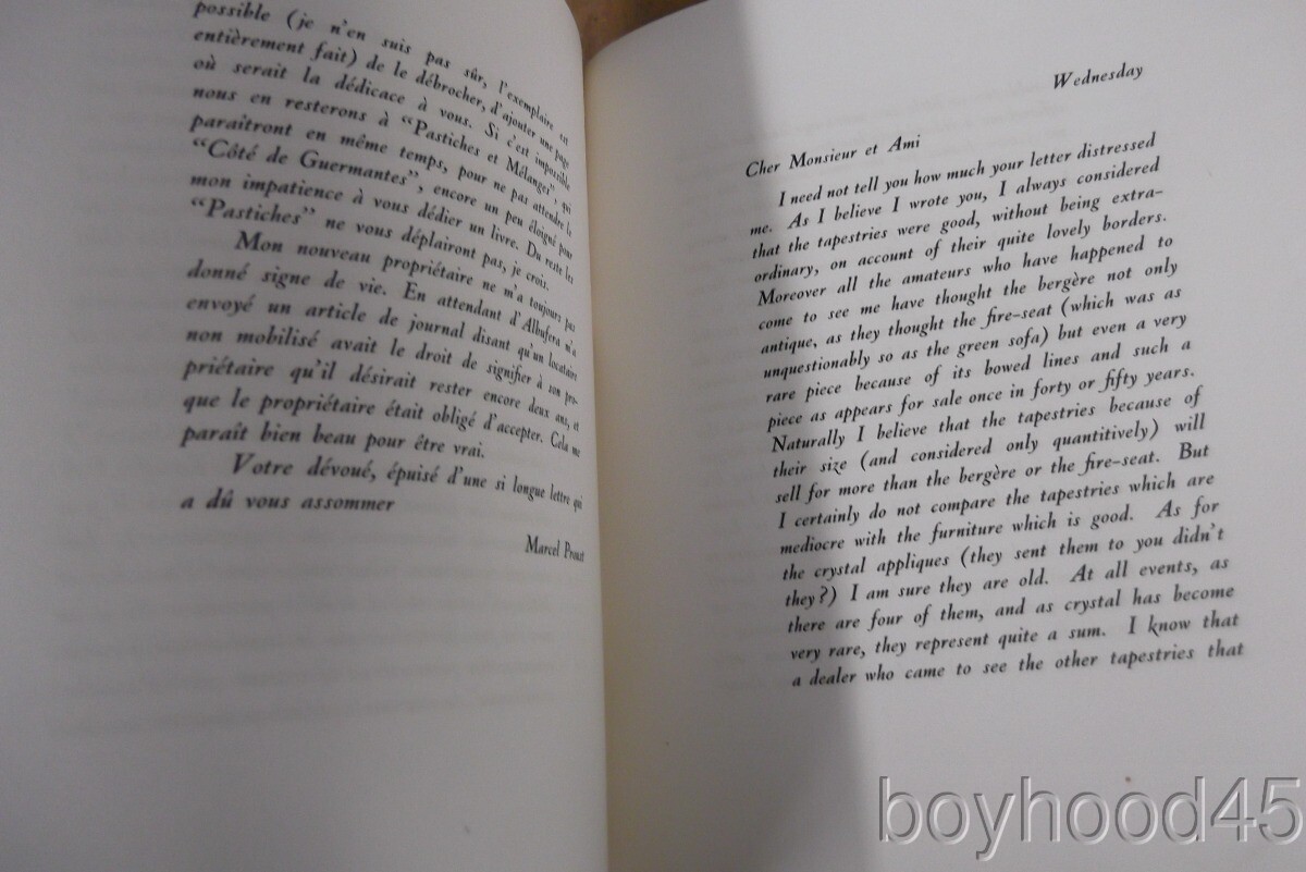 47 Unpublished Letters From Marcel Proust to Walter Berry-1930