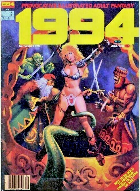 1984 / 1994 FANTASY MAGAZINE 28 Classic Issue Collection On USB Thumb Drive