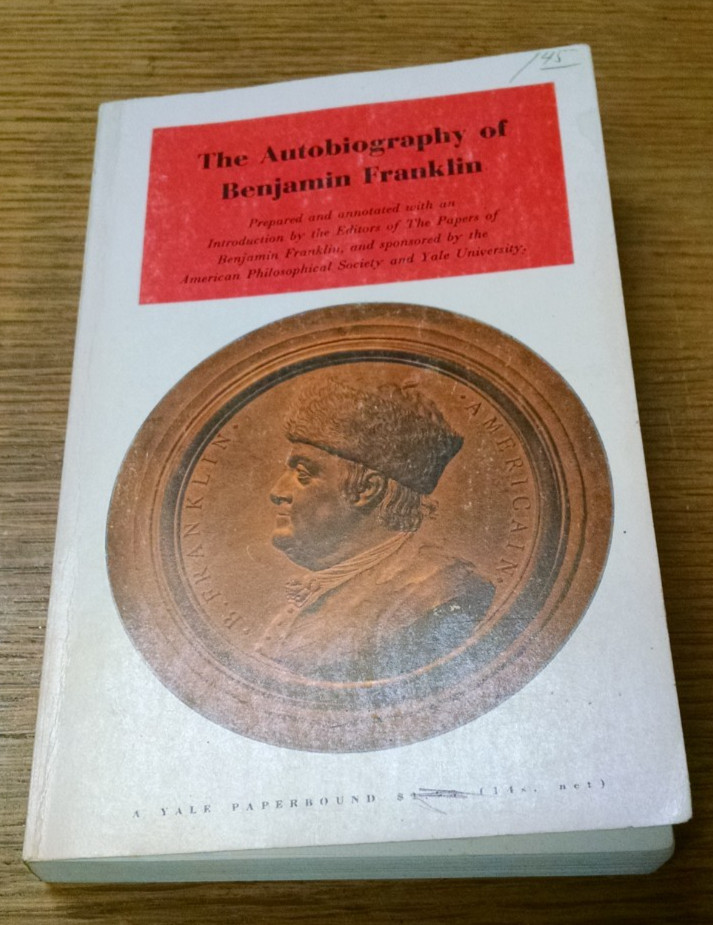 The Autobiography Of Benjamin Franklin 1964 Yale University Press Paperback