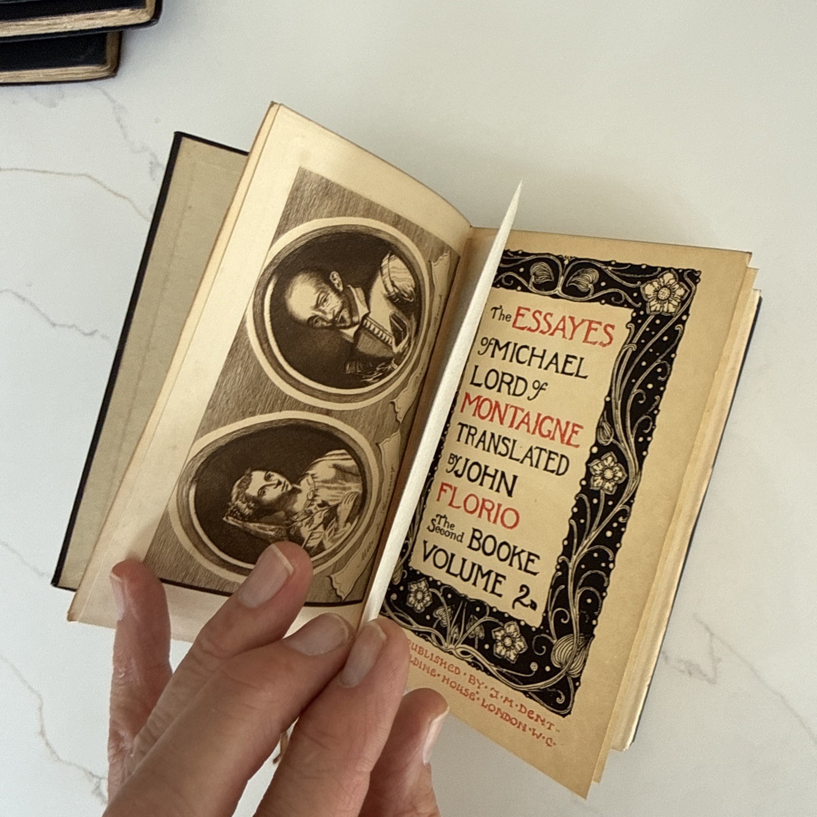 The Essayes of Michael, Lord of Montaigne x5 HB Vols I-V c1900 J M Dent Florio