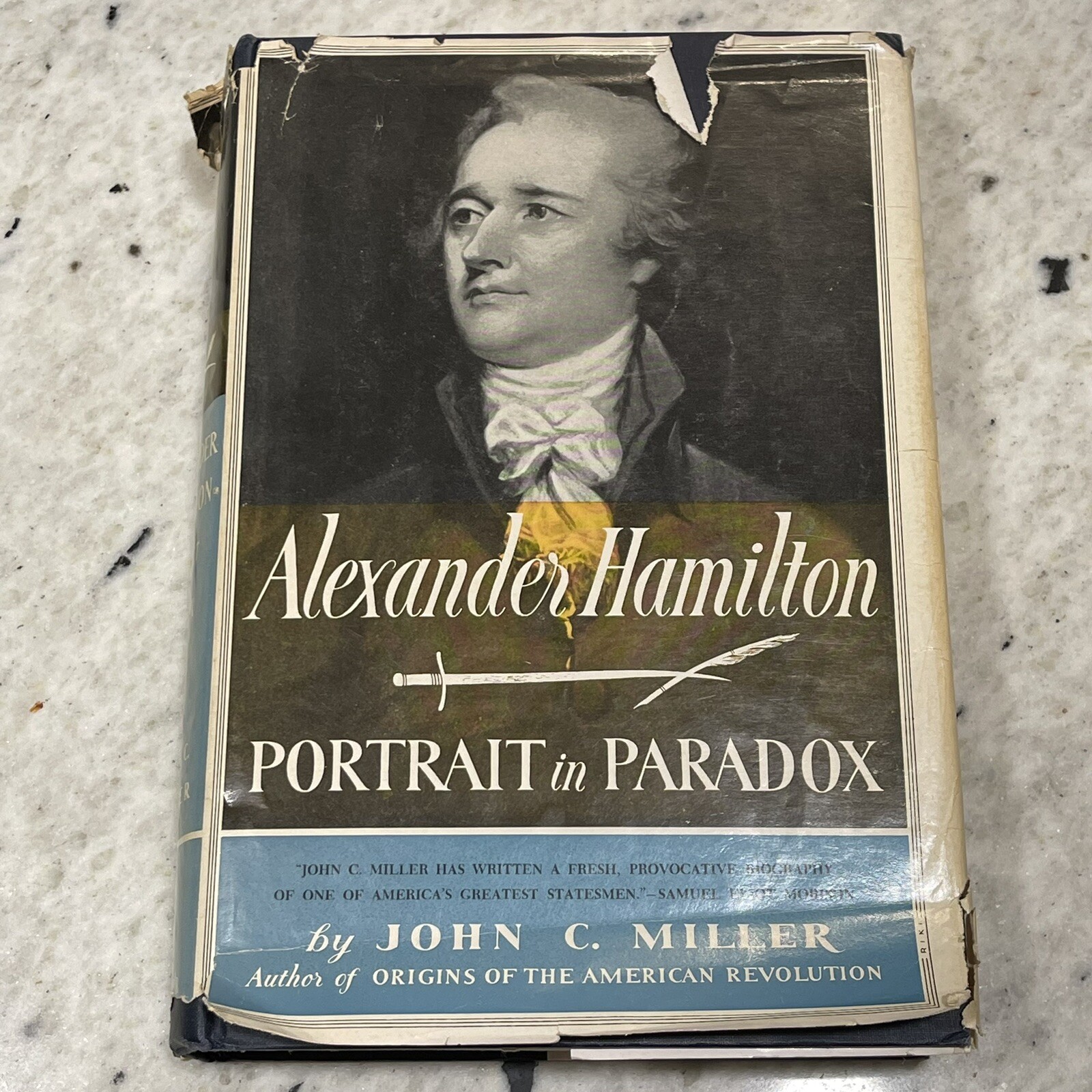 1959 Biography Alexander Hamilton Portrait in Paradox 1st edition hardback DJ