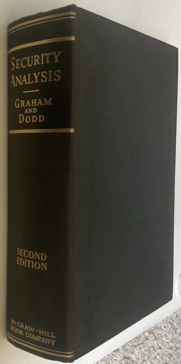 1940 Benjamin Graham David Dodd Security Analysis, Second Edition 9th Impression