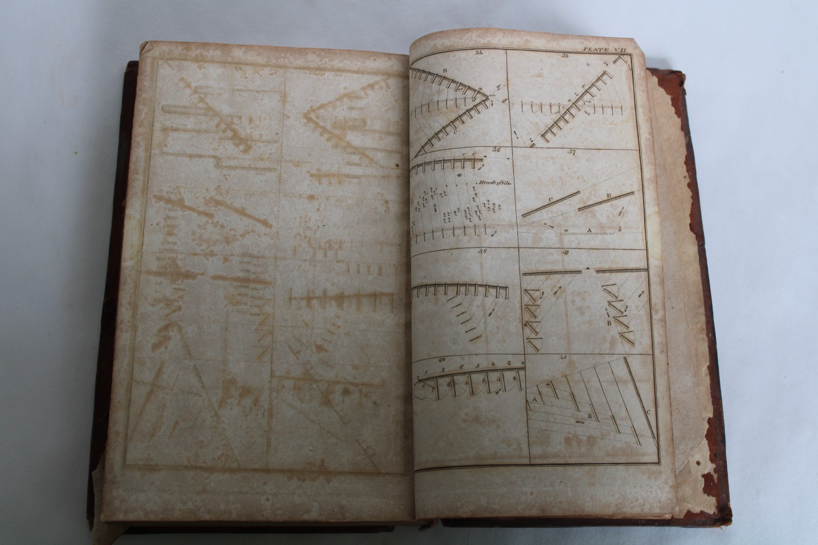 RARE Antique 1809 Military Tutor Book, USA Infantry Tactics, Thomas Town, Plates