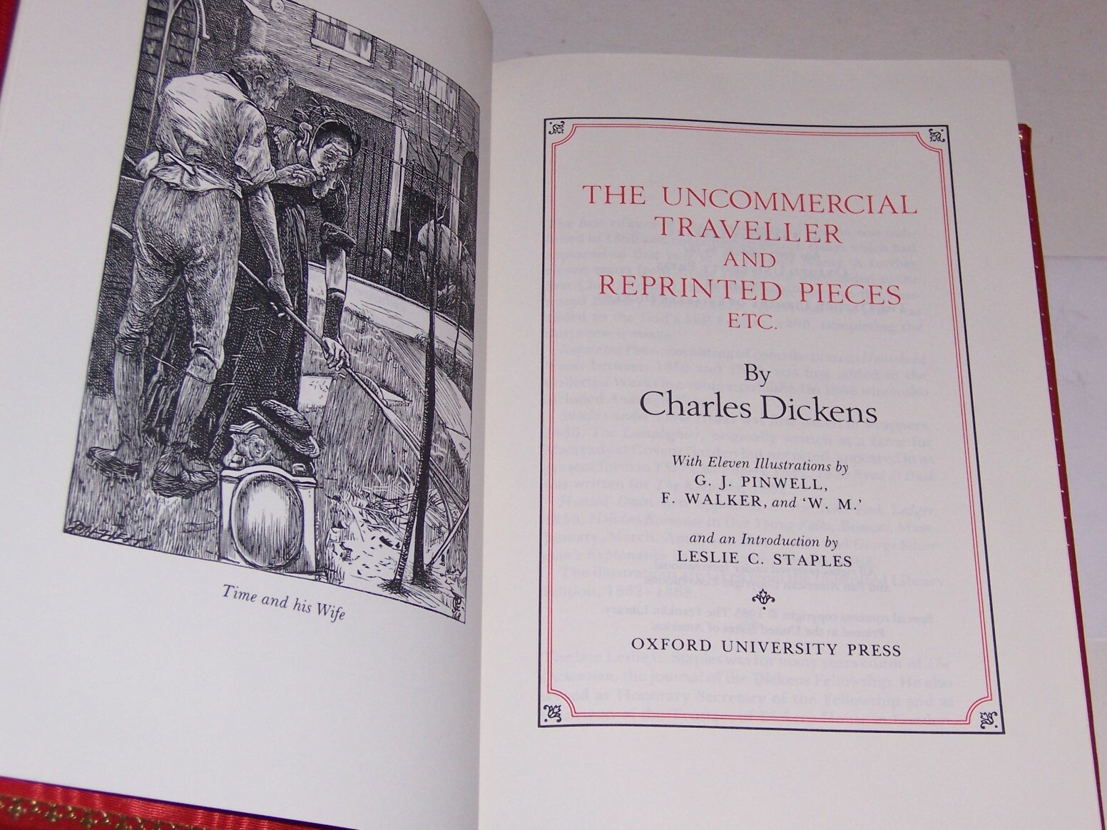 Franklin Library Oxford University Press Uncommercial Traveller Charles Dickens