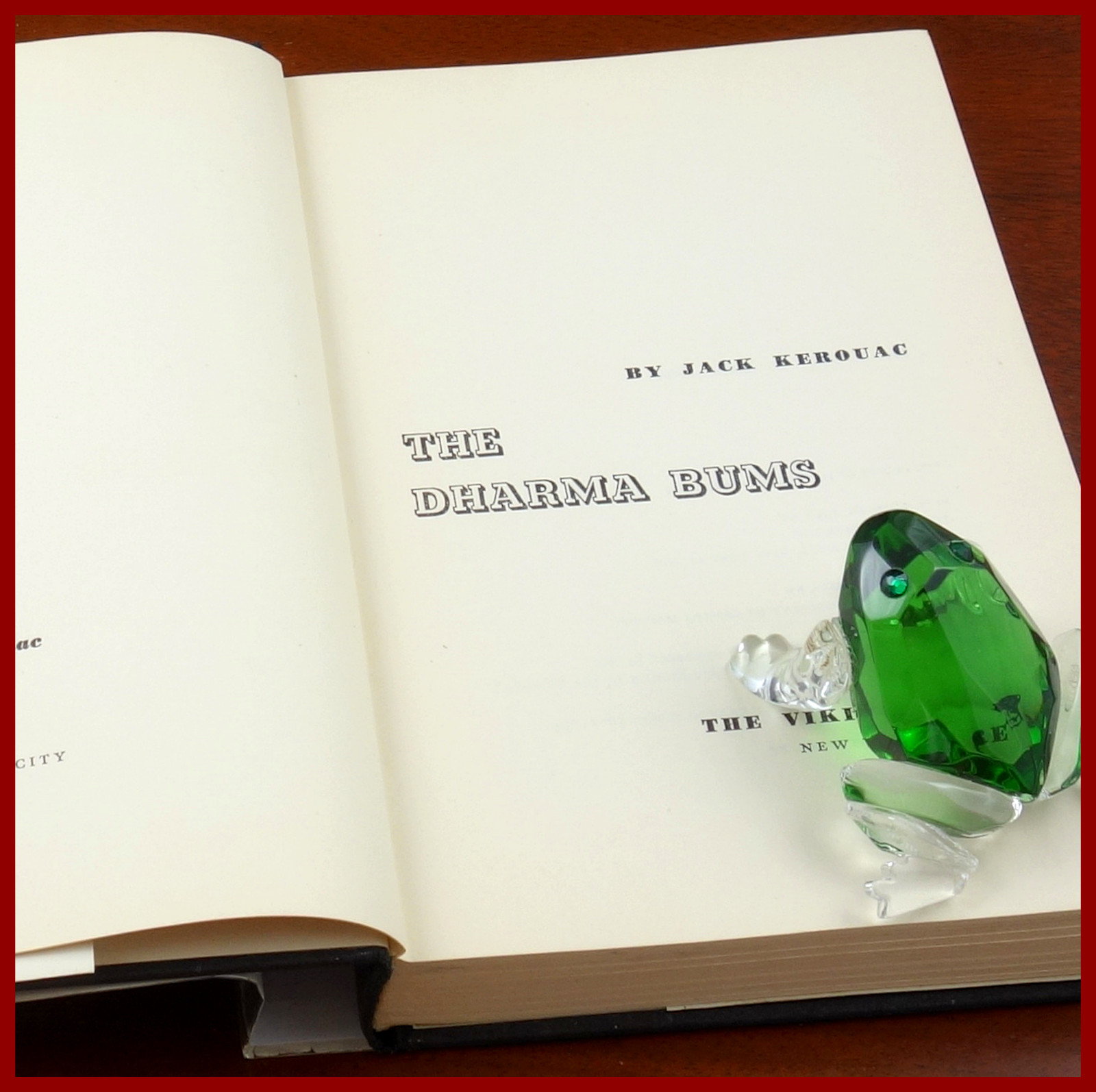 THE DHARMA BUMS, Jack Kerouac, 1ST EDITION & PRINTING, Viking Press, 1958