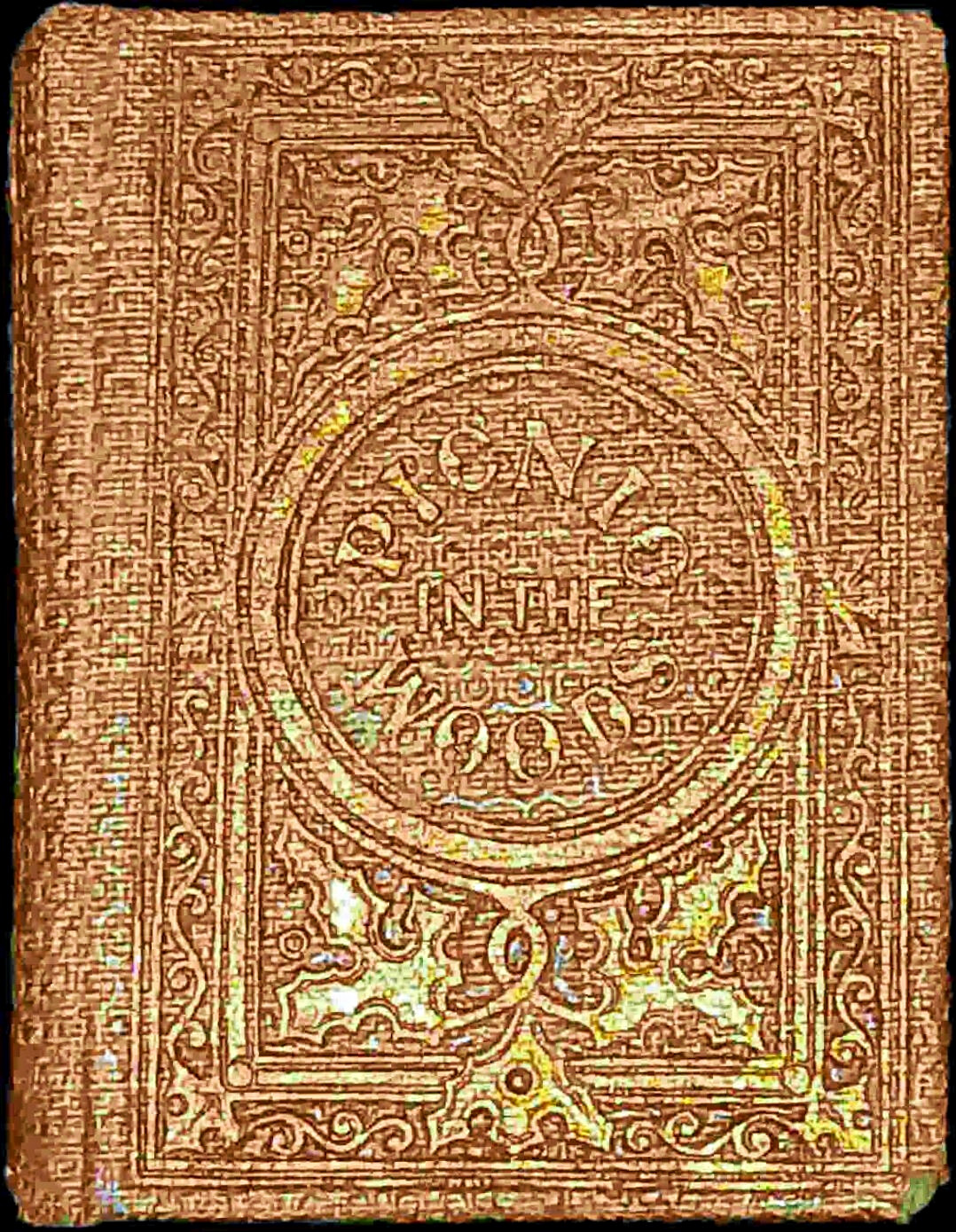 Antique 1862 Micro-Miniature Gilt Cover & Edge „Our Pic-Nic in the Old“
