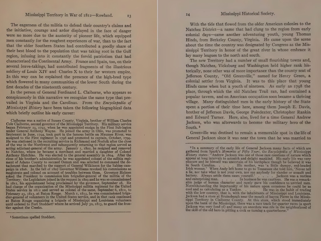 Mississippi Historical Society Publications (1902-1925) – 14 old Volumes on DVD
