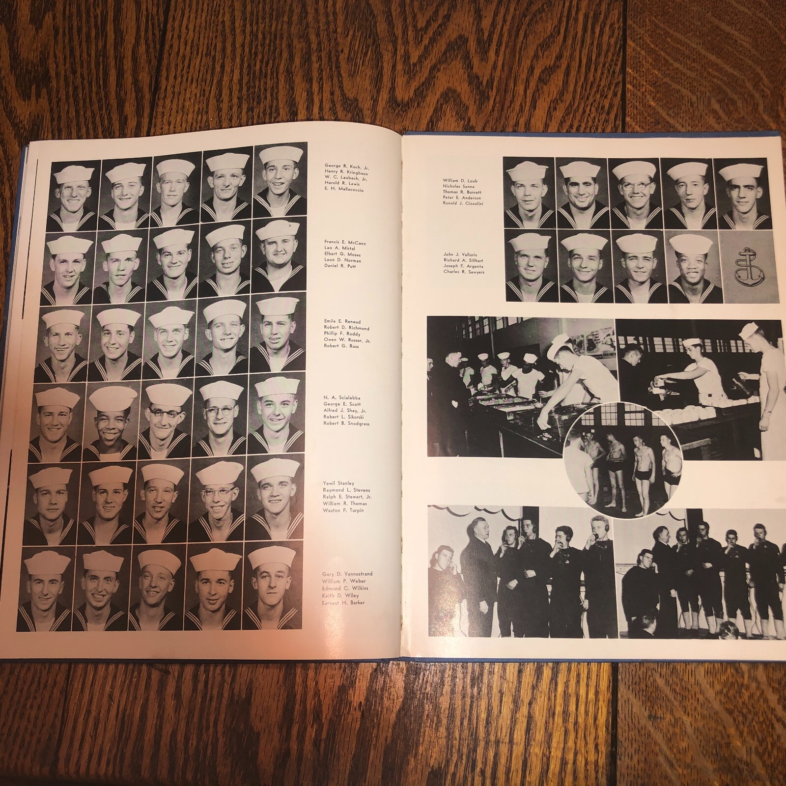 1952 The Compass US Naval Training Center Bainbridge MD Company 206 207