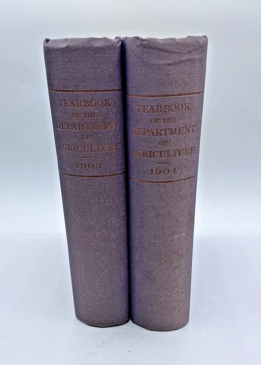 Department of Agriculture 1903 & 1904 Report Book US Government Antiquarian HC