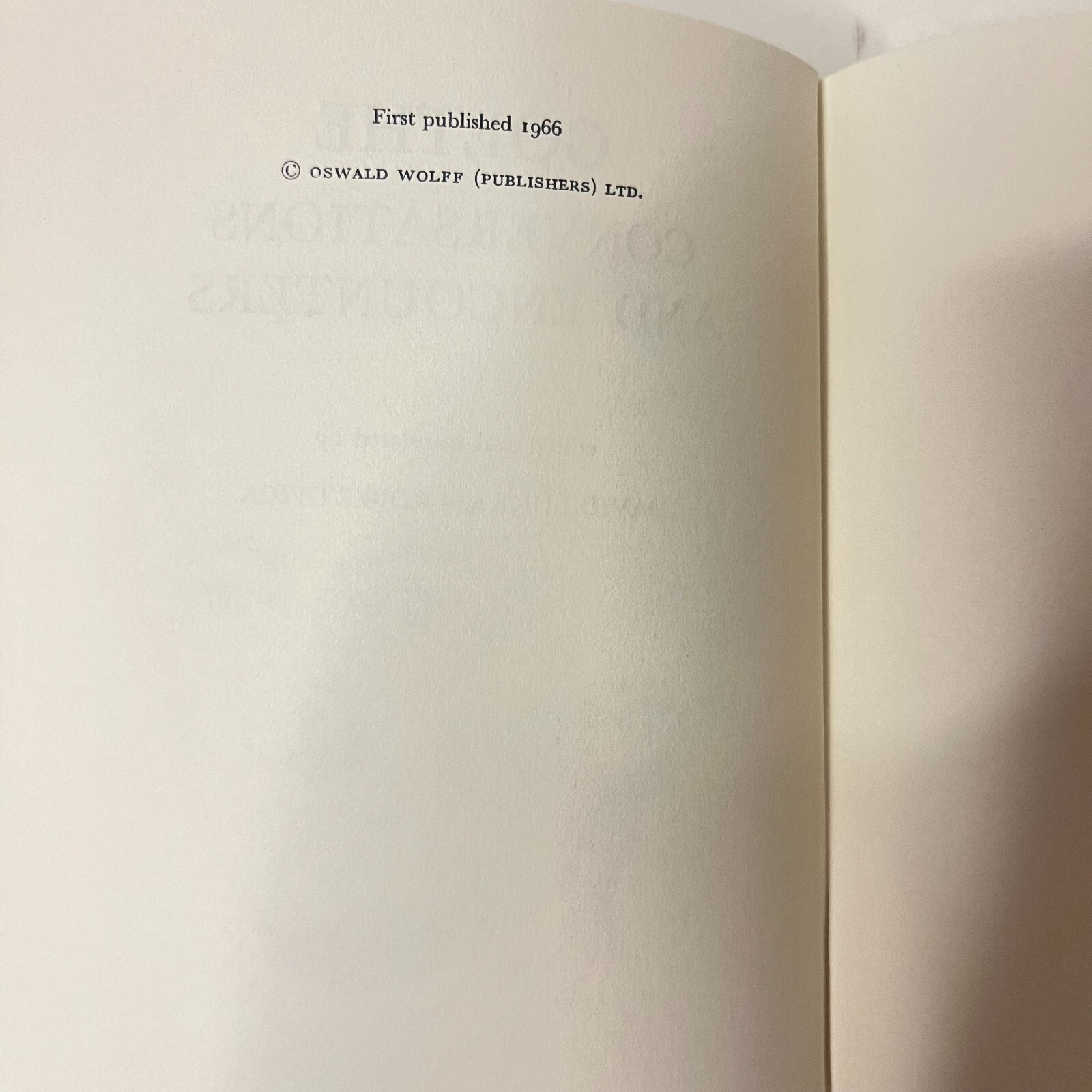 GOETHE : CONVERSATIONS AND ENCOUNTERS By Johann Wolfgang Von Goethe HCDJ 1966