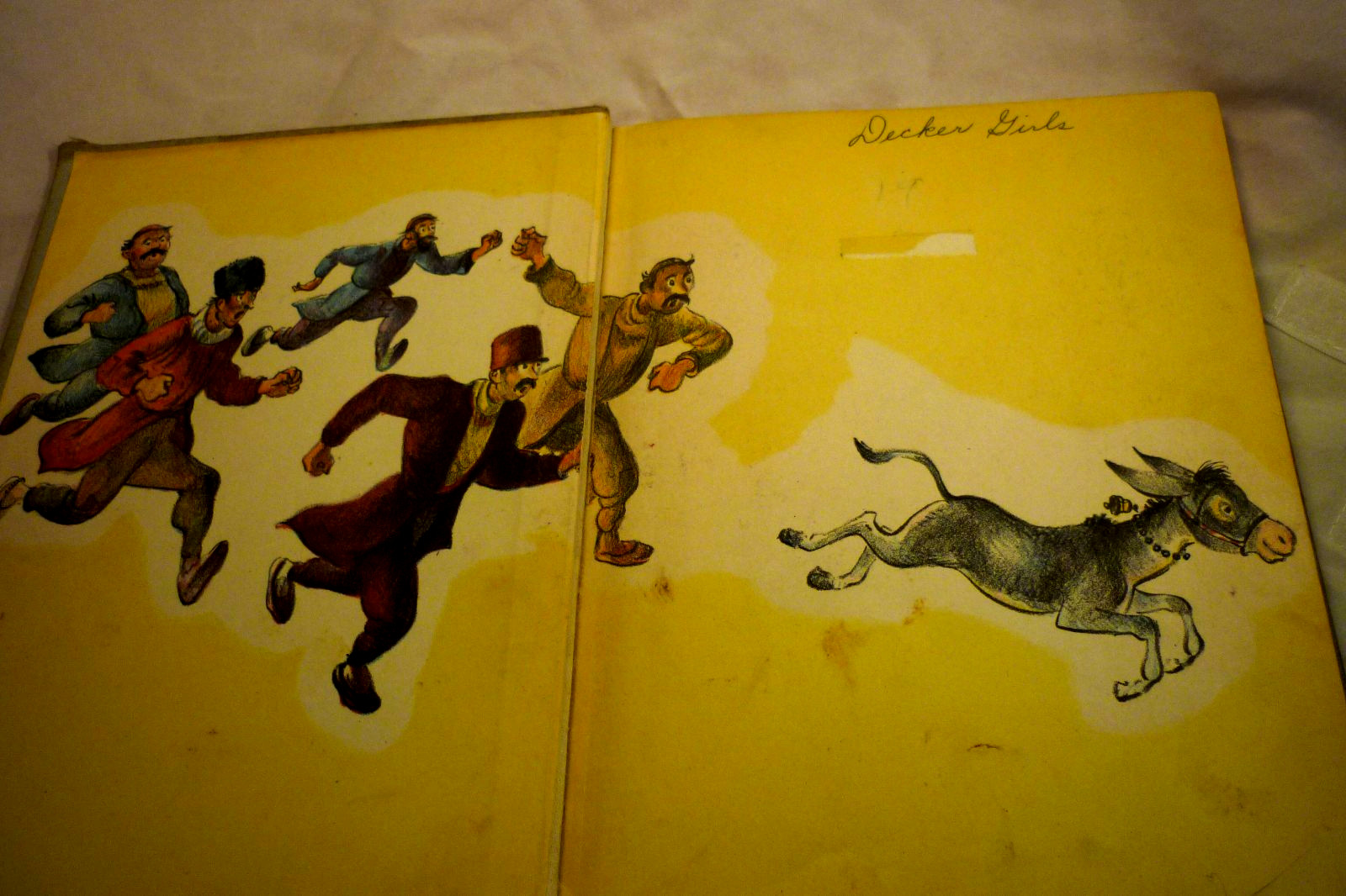 Donkey Beads, 1938 First Edition, Albert Whitman, Color Illustrations