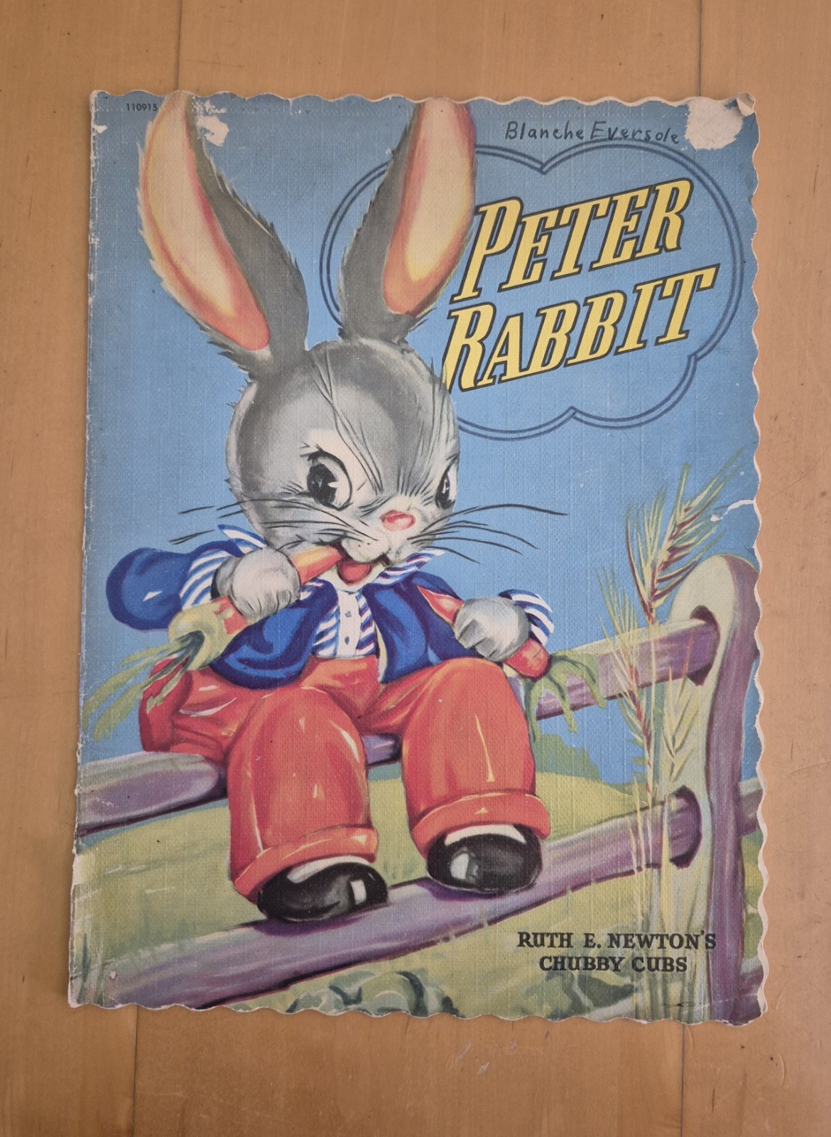 Vintage 1940 PETER RABBIT Ruth Newton’s Chubby Cubs Book Children’s Story Book