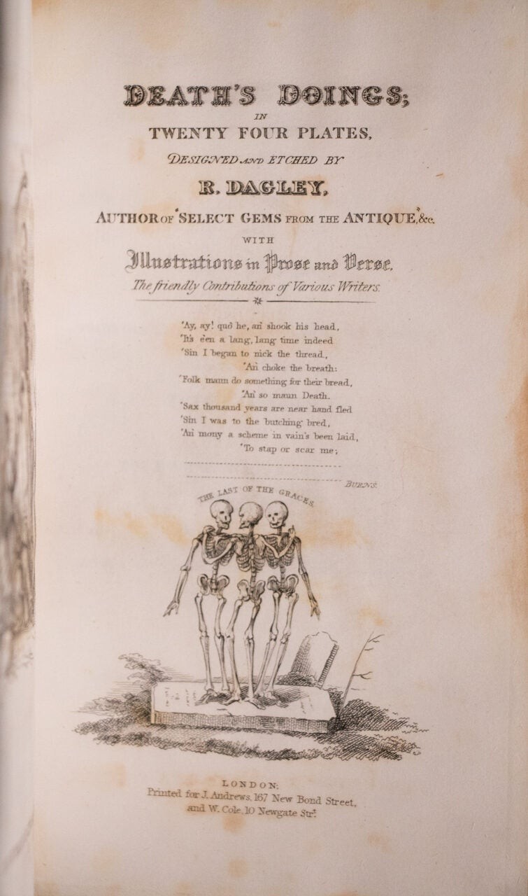 Death’s Doings / 1st Edition 1826