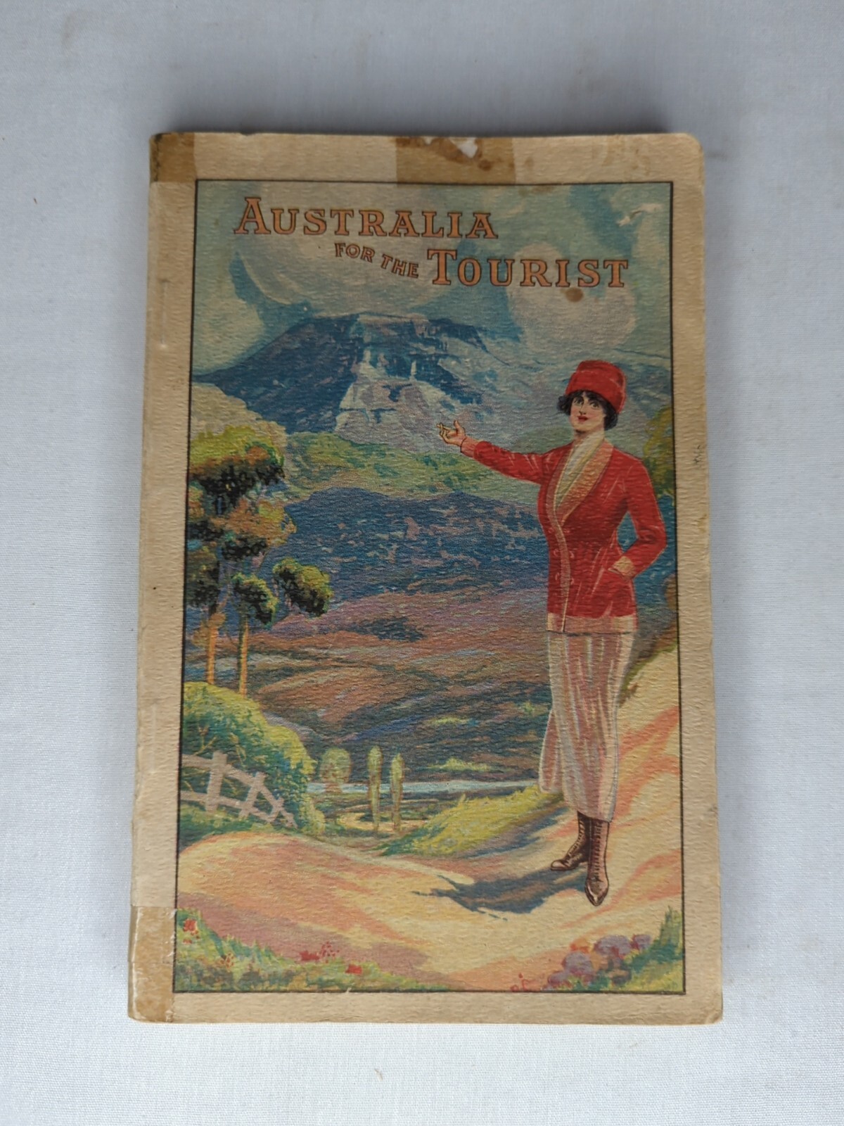 Vintage Antique Authors Australia for the Tourist 1914