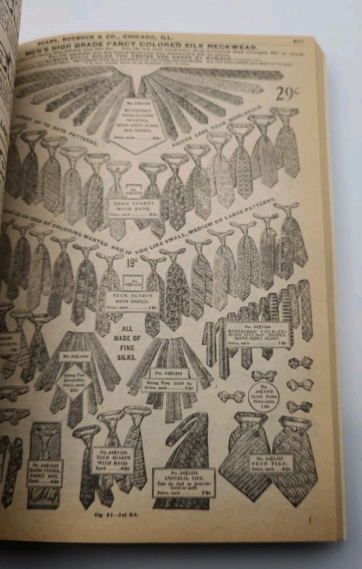 Sears Roebuck and Co 1909 Fall Consumer Guide Catalog 118 Vintage reprint 1979