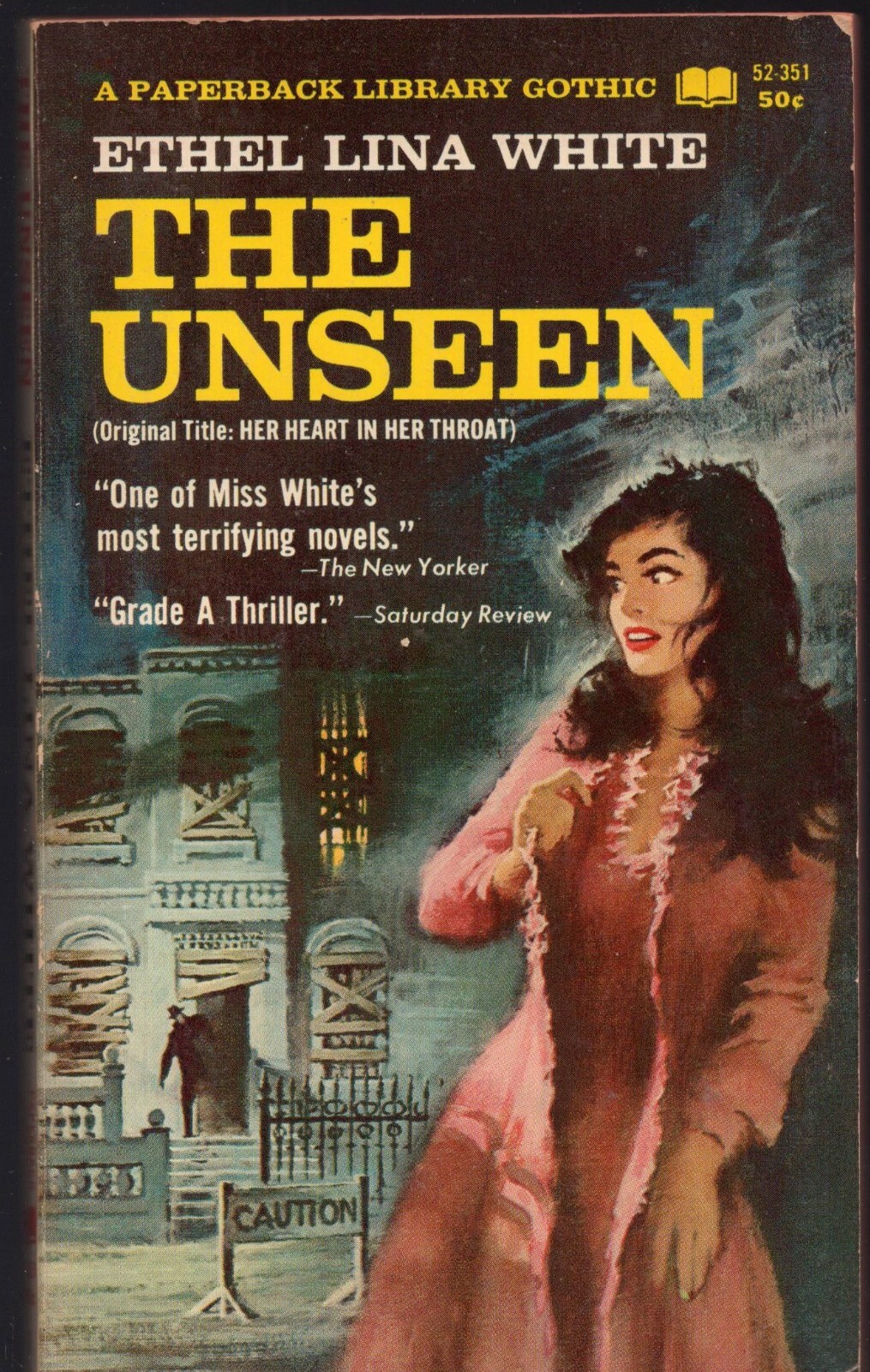 The Unseen Ethel Lina White Vintage GGA Pulp Gothic Paperback 1966 VG