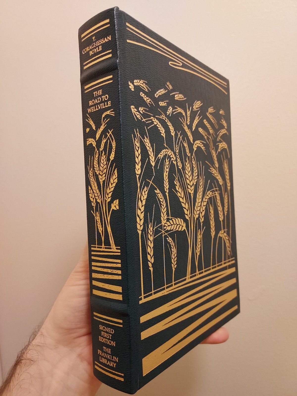 Franklin Library The Road to Wellville MINT T. C. Boyle Leather Signed 1st Ed.