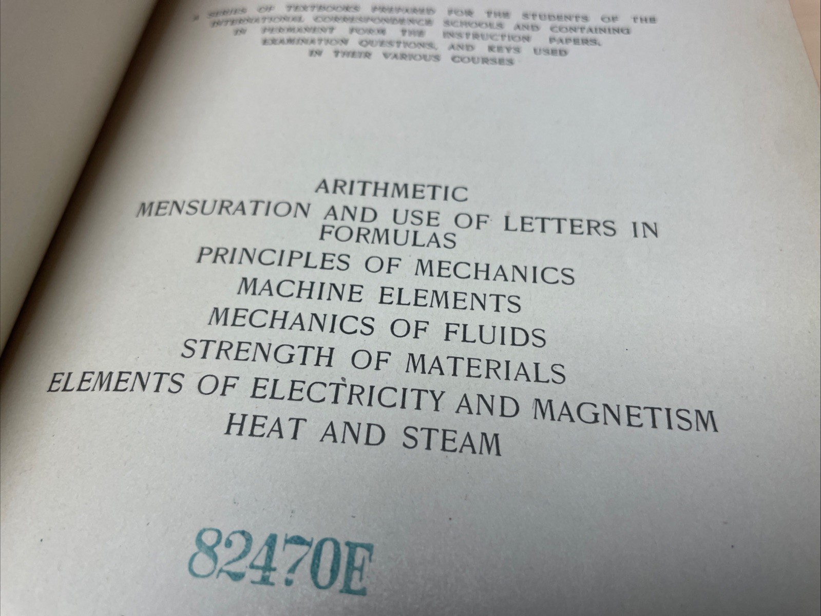 ORIGINAL ANTIQUE ICS Reference Library Books mathematics and railways etc.