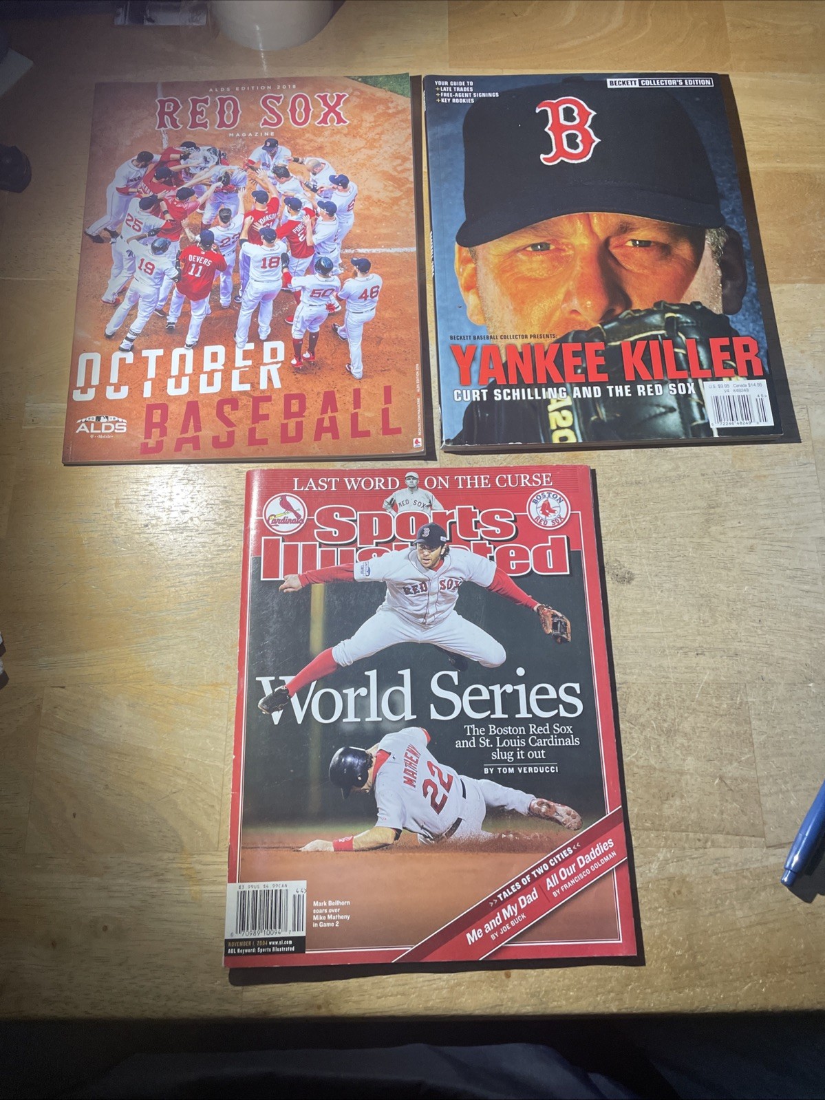 3 Red Sox Magazines 2000’s Unread!!