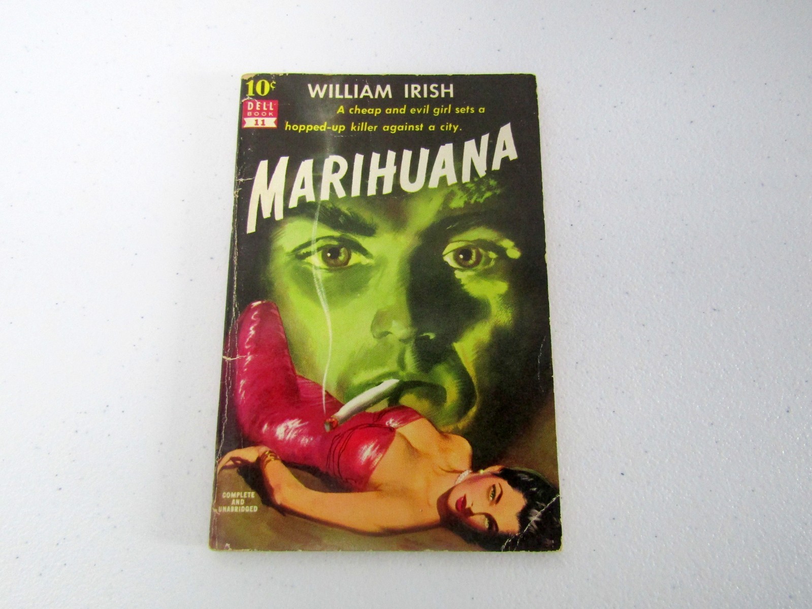 Vintage Dell 10 Cent Book #11 – Marihuana by William Irish