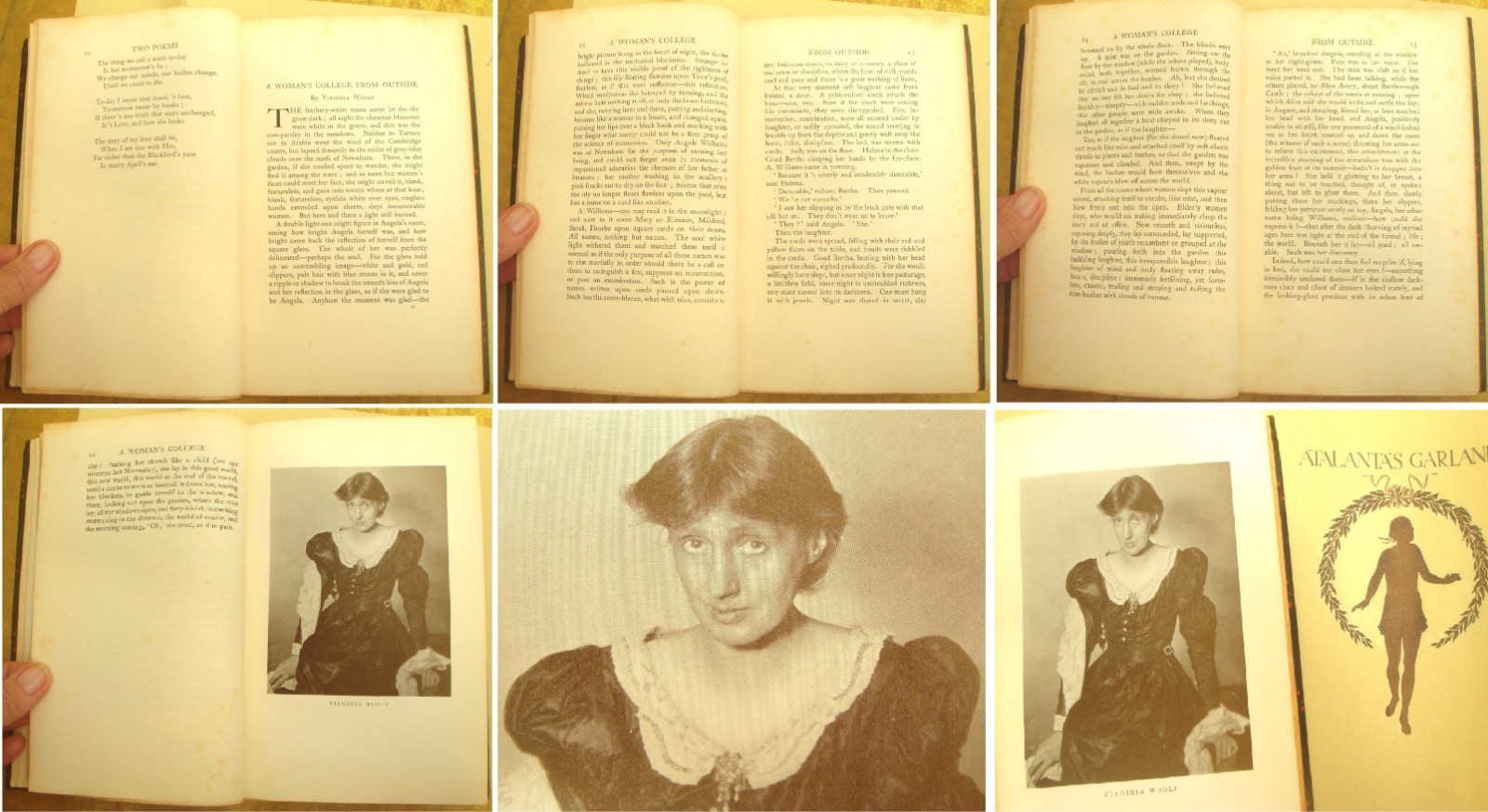 ATALANTA’S GARLAND 1926 1st/1st D/J Virginia Woolf Katherine Mansfield
