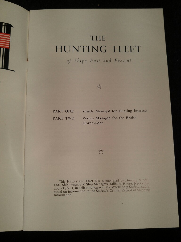 Hunts of Newcastle Upon Tyne – The Hunting Fleet of Ships Past and Present