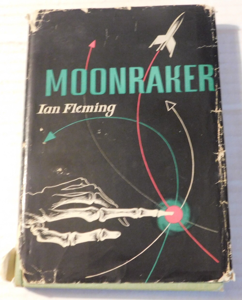 1955 1ST US ED. MOONRAKER by IAN FLEMING – JAMES BOND 007 – HC/DJ – 1ST PRINTING